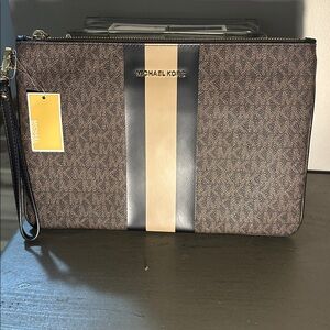 NWT Michael Kors Black and Cream Bag
